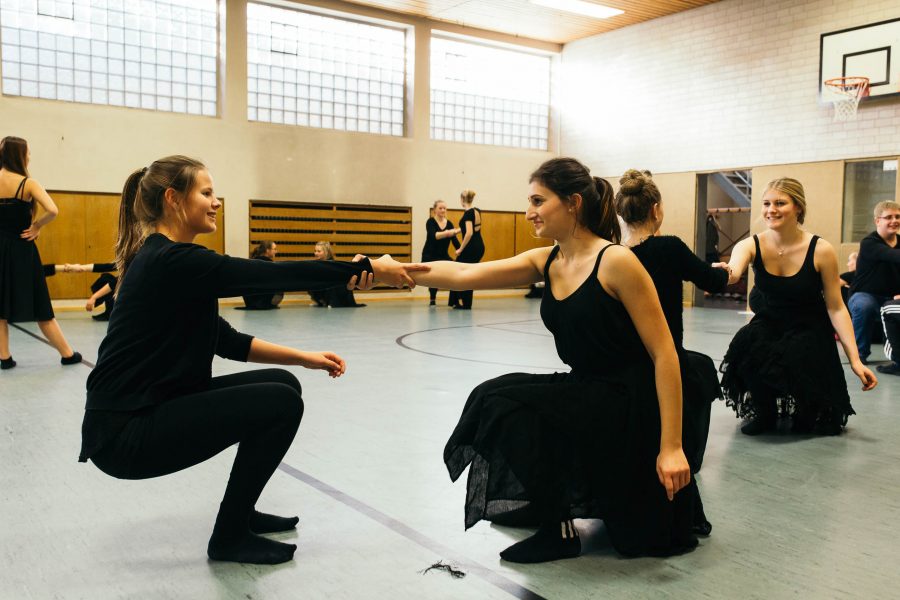 Proben zu "Tanz macht Schule" im Gymnasium am Wall Verden