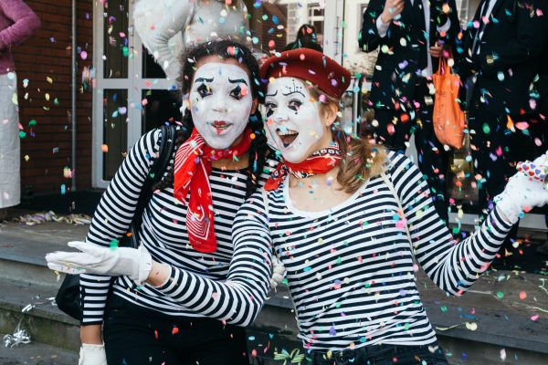 Der Jahrgang 12 des Gymnasiums am Wall Verden feiert am 11.11.2016 den traditionellen "Chaostag am GaW"