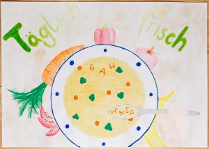 Plakat Mensa am GaW - Lina Schröder