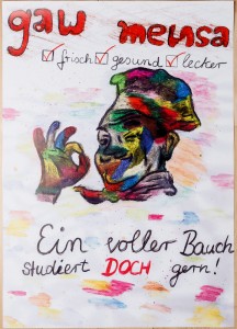 Plakat Mensa am GaW - Milena Mayer