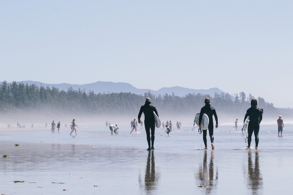 Surfing in Alberni / Tofino